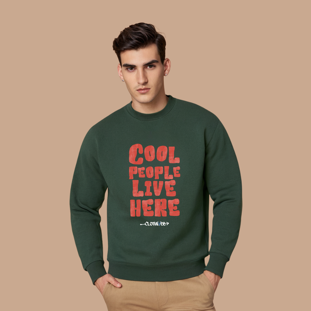 Cool People Statement Sweatshirt