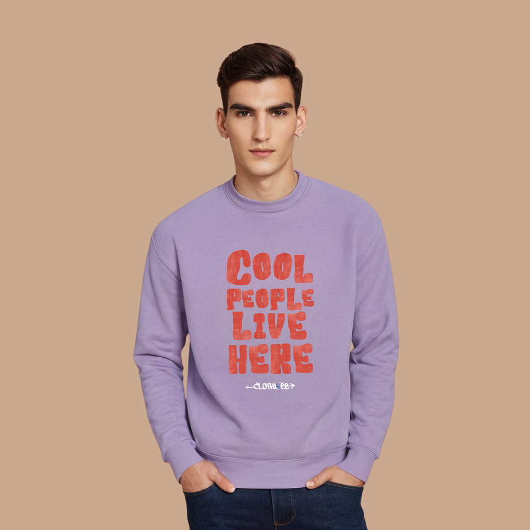 Cool People Statement Sweatshirt