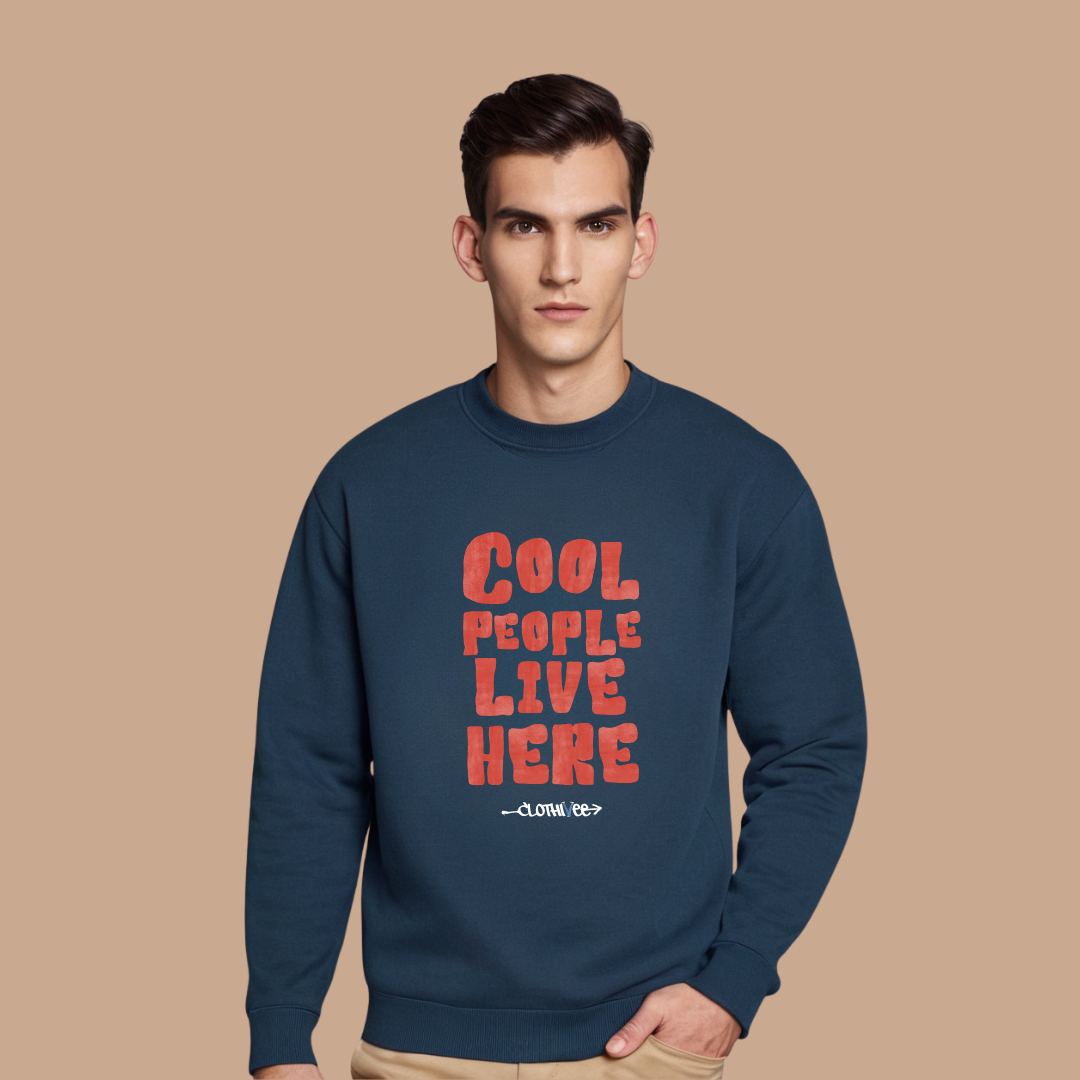 Cool People Statement Sweatshirt