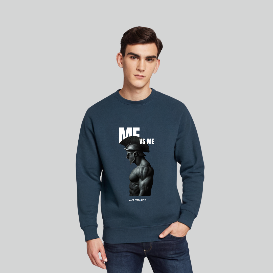 Clothivee Me vs Me Crew Neck Sweatshirt