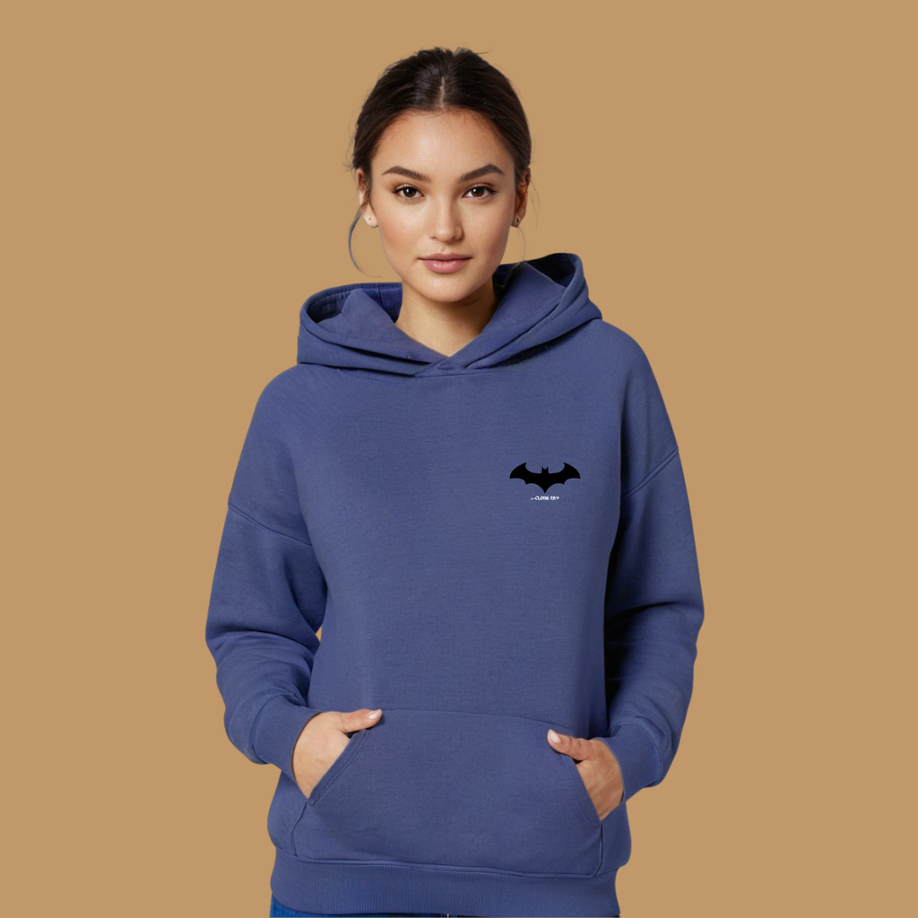 Clothivee Midnight Bat Women Hoodie