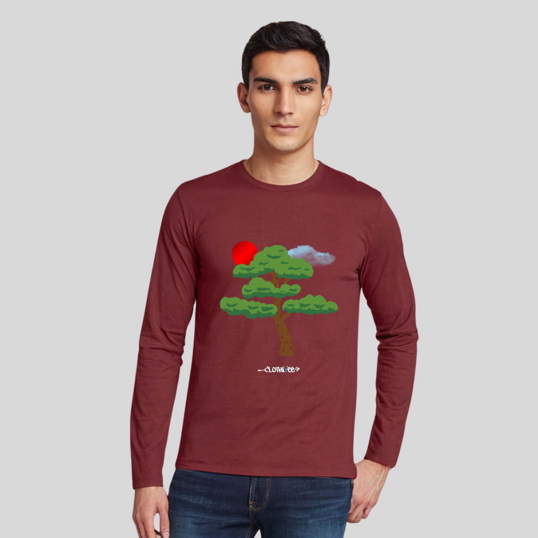 Clothivee Nature Mood Full Sleeves T-shirt