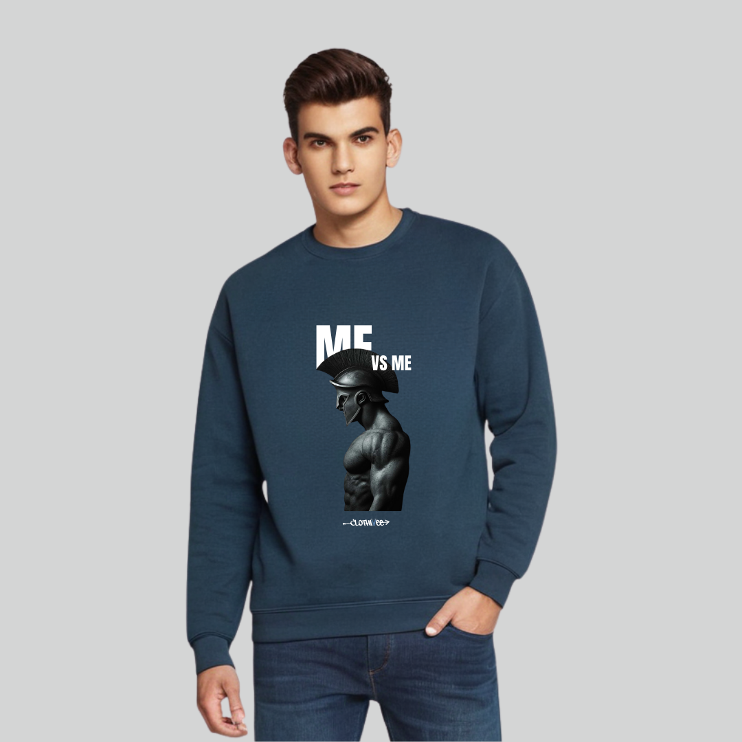 Clothivee Me vs Me Crew Neck Sweatshirt