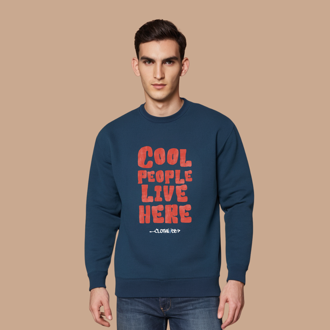 Cool People Statement Sweatshirt