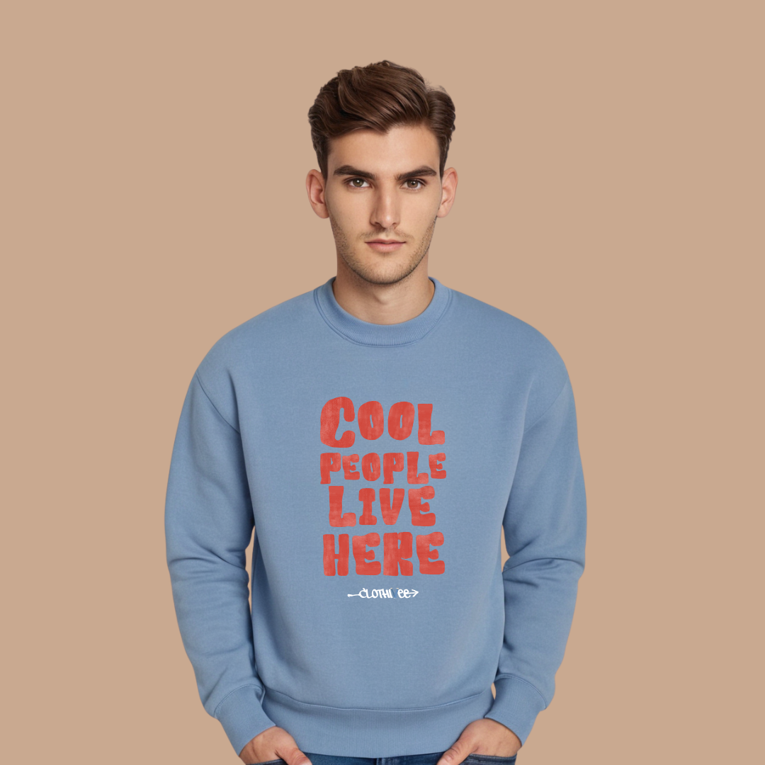 Cool People Statement Sweatshirt