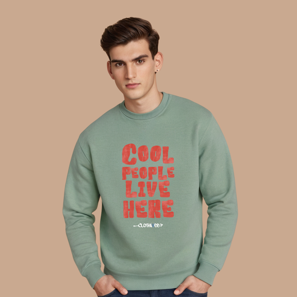 Cool People Statement Sweatshirt