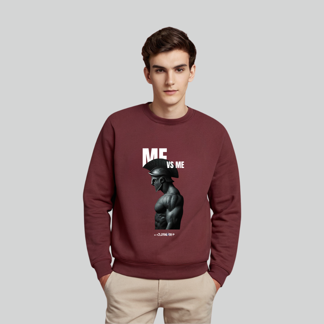 Clothivee Me vs Me Crew Neck Sweatshirt