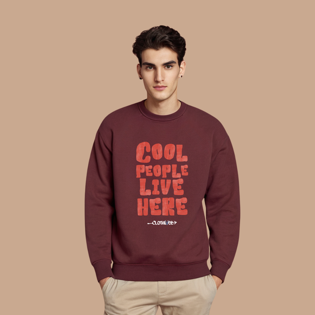 Cool People Statement Sweatshirt