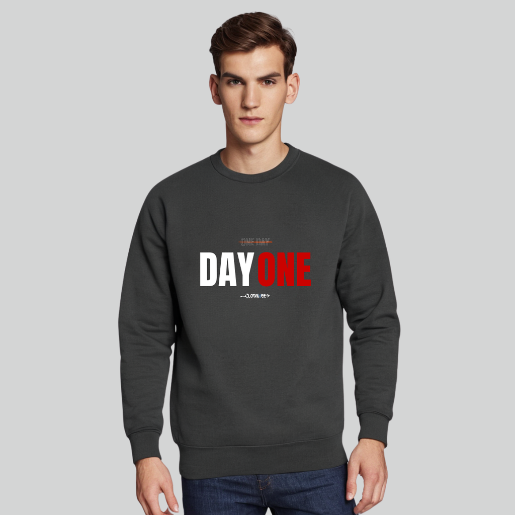 Clothivee Day One Crew Neck Sweatshirt