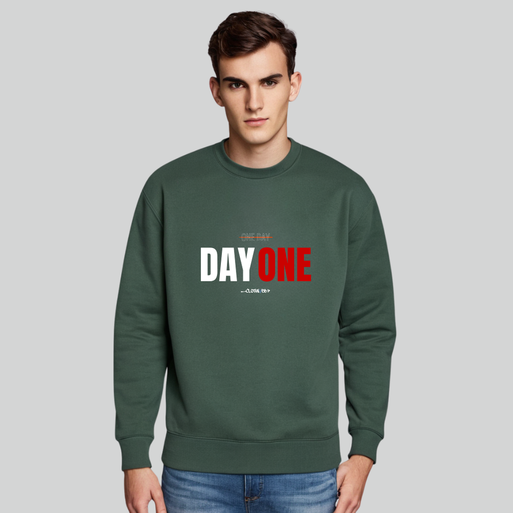 Clothivee Day One Crew Neck Sweatshirt
