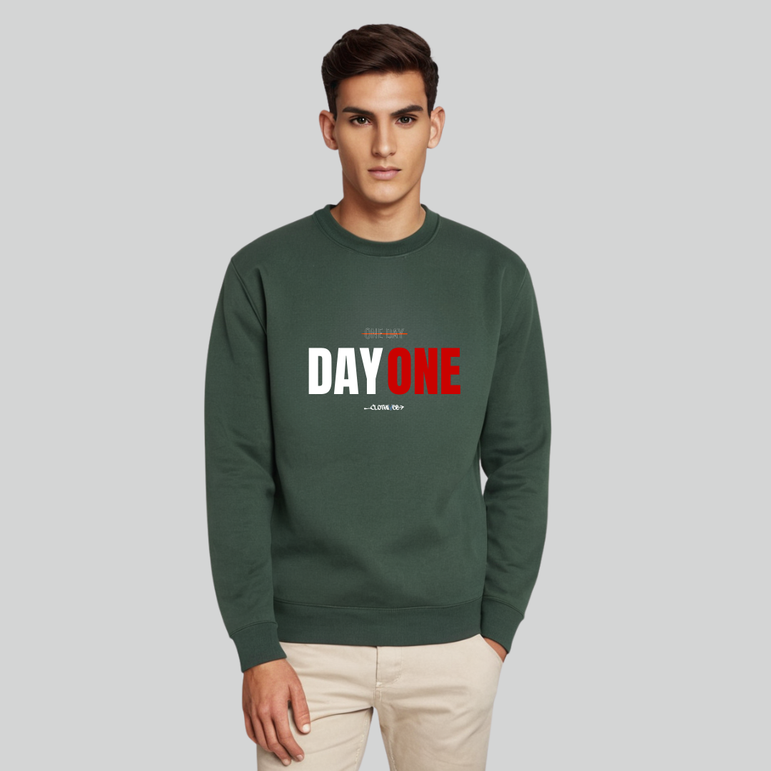 Clothivee Day One Crew Neck Sweatshirt