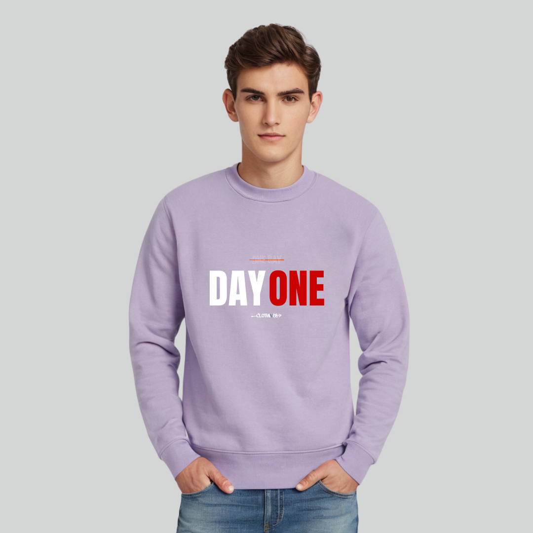 Clothivee Day One Crew Neck Sweatshirt