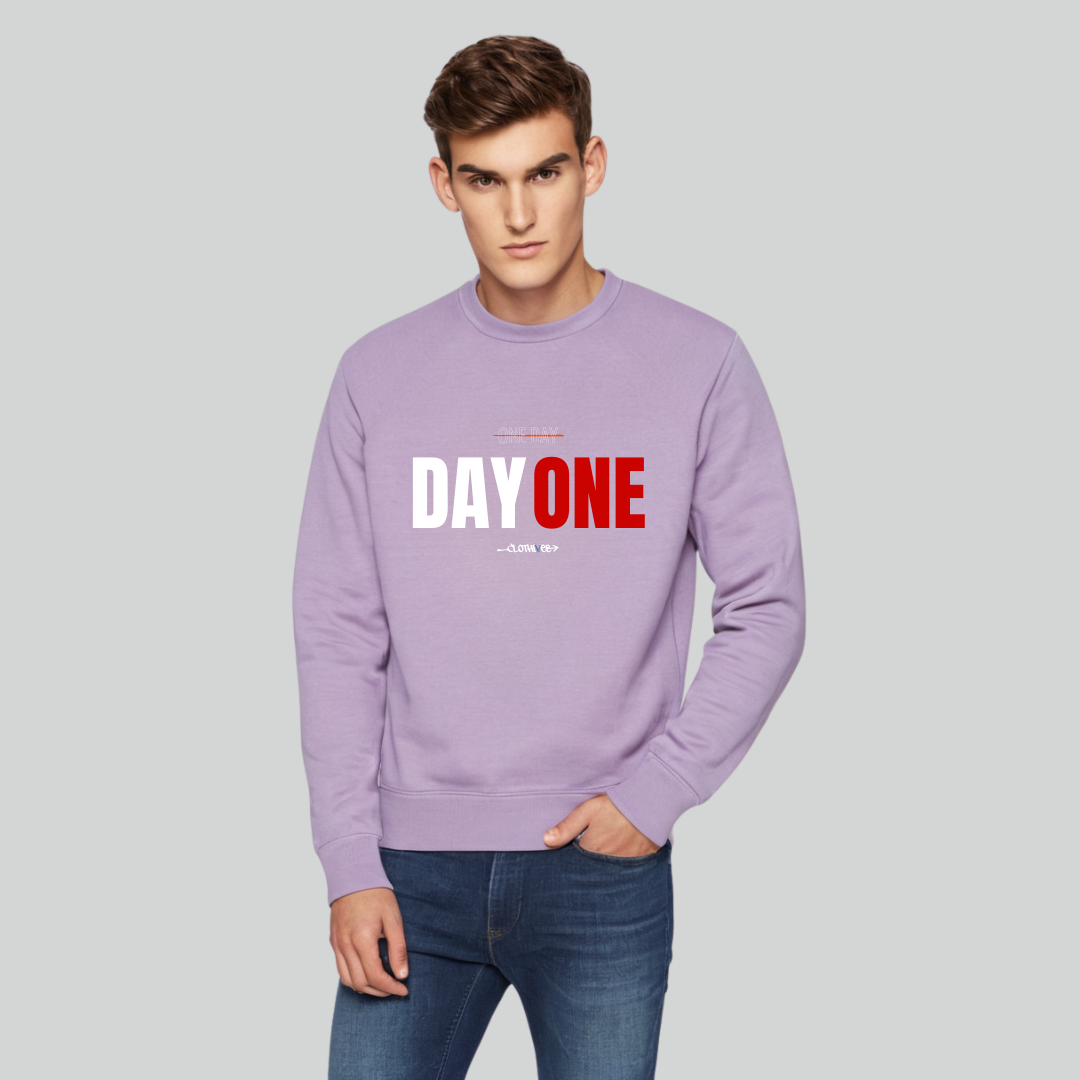 Clothivee Day One Crew Neck Sweatshirt
