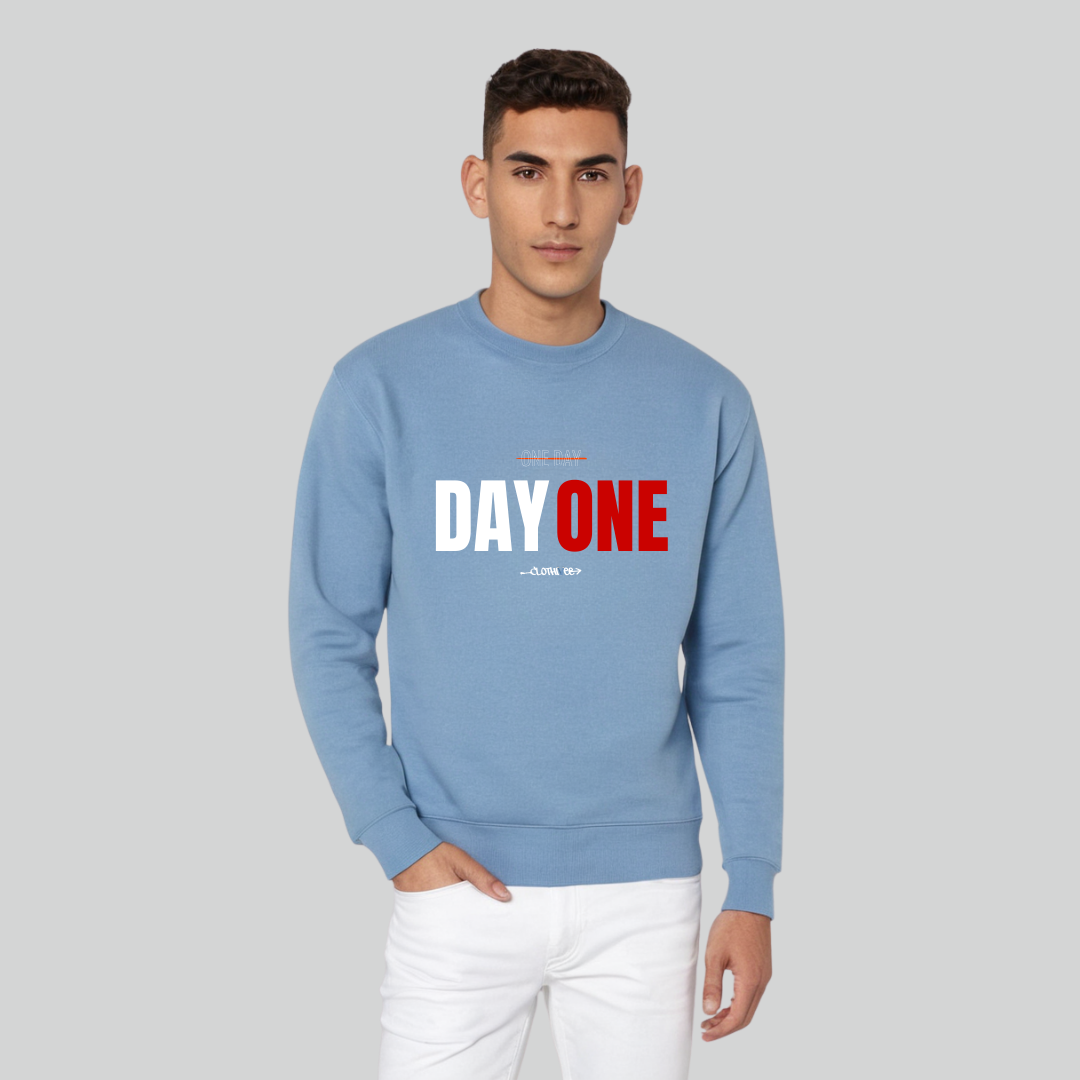 Clothivee Day One Crew Neck Sweatshirt