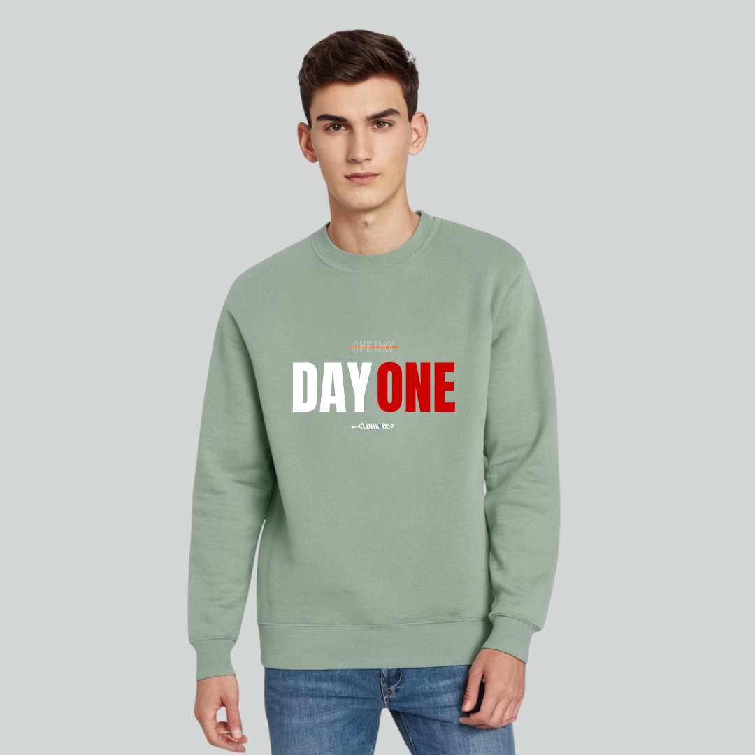 Clothivee Day One Crew Neck Sweatshirt