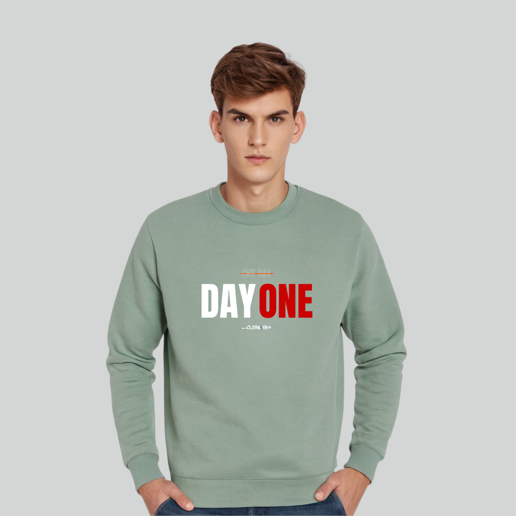 Clothivee Day One Crew Neck Sweatshirt