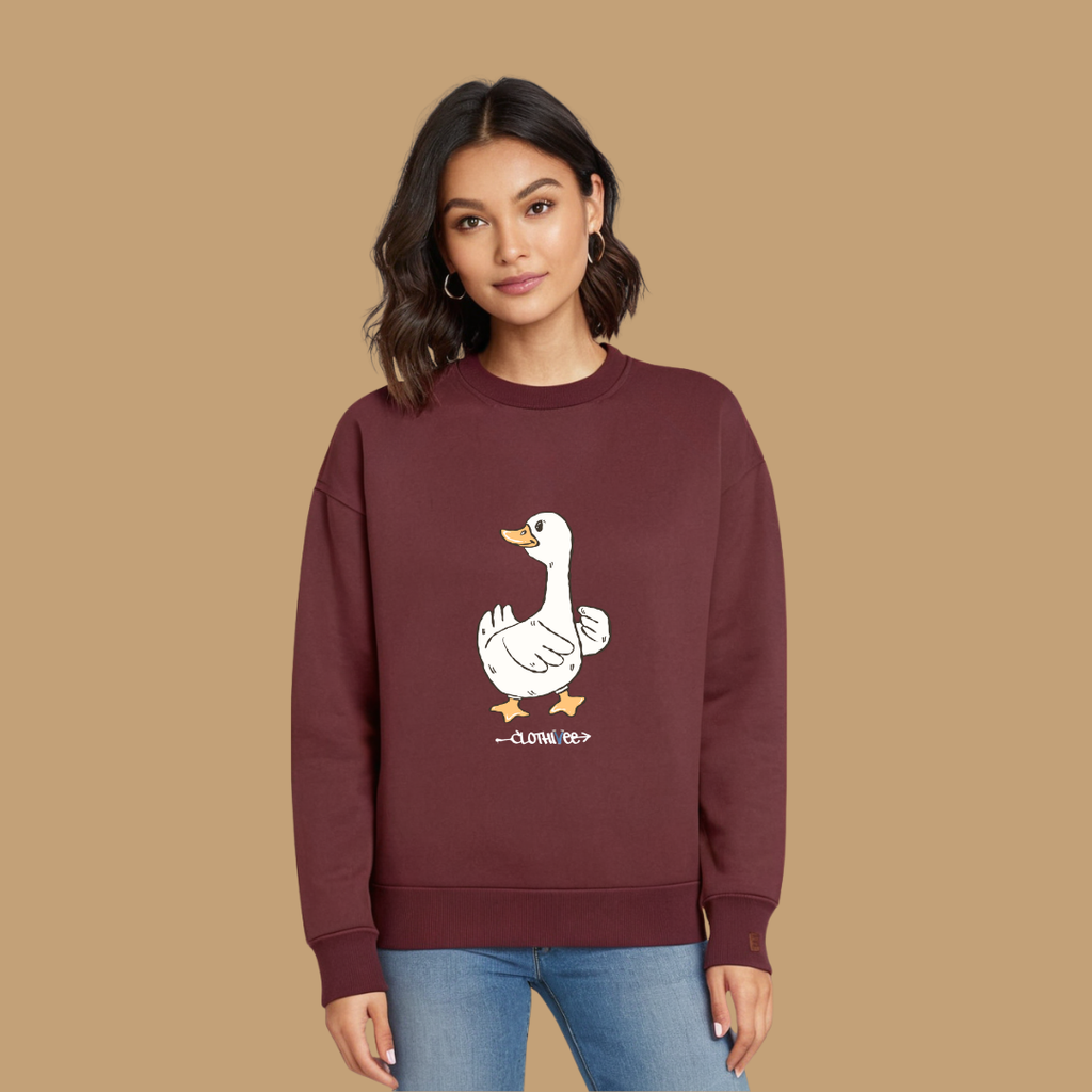 Clothivee Duck Women Sweatshirt