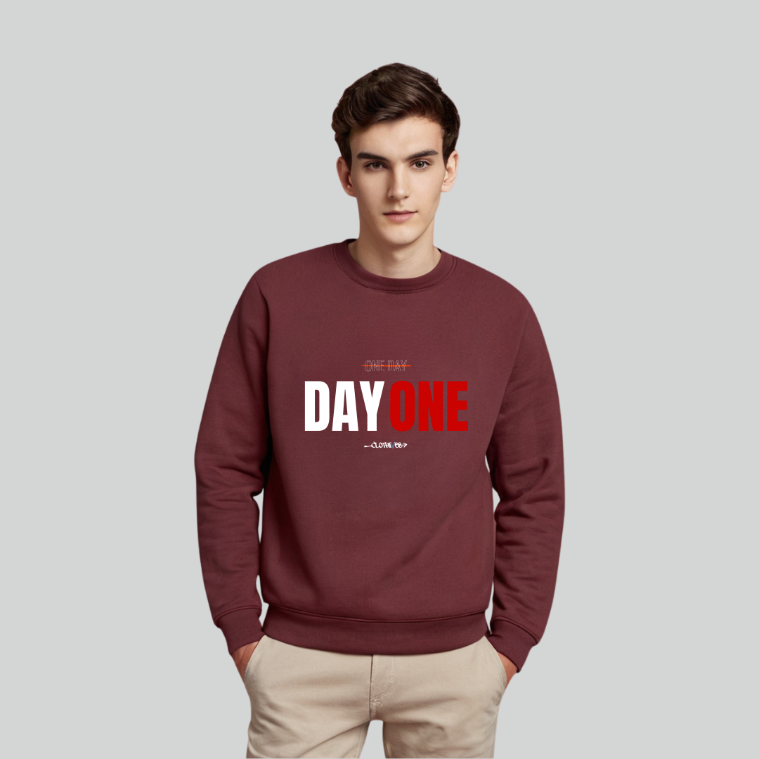 Clothivee Day One Crew Neck Sweatshirt