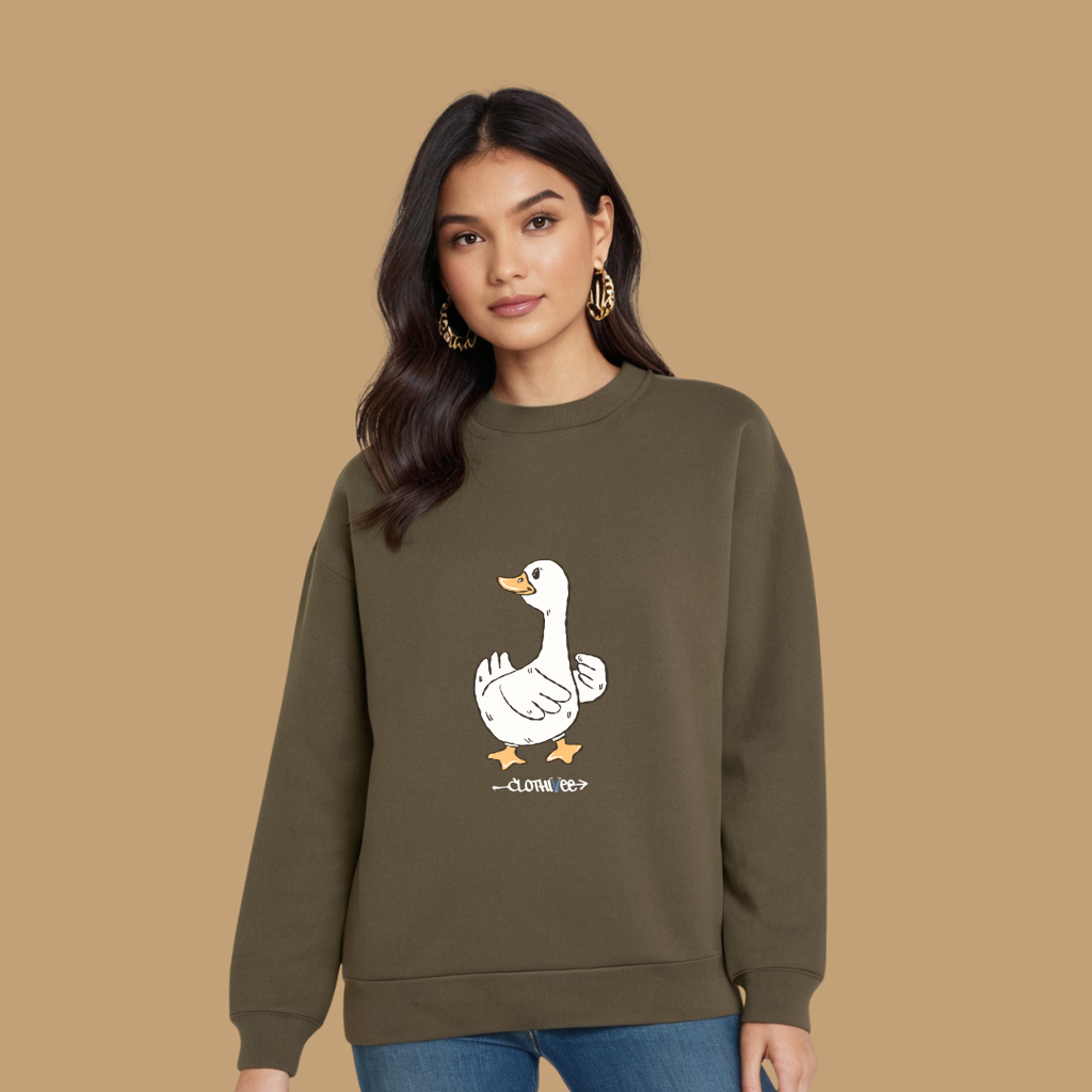 Clothivee Duck Women Sweatshirt