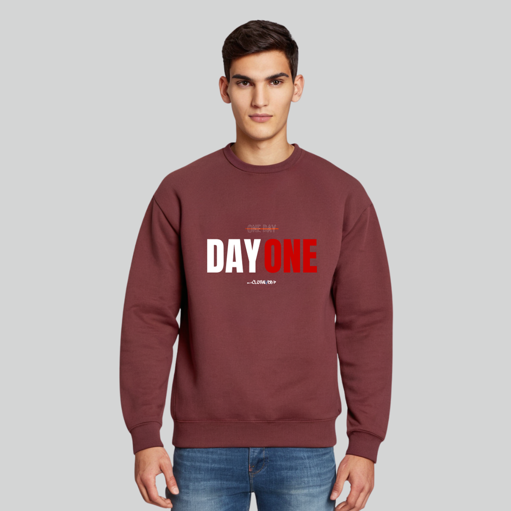 Clothivee Day One Crew Neck Sweatshirt