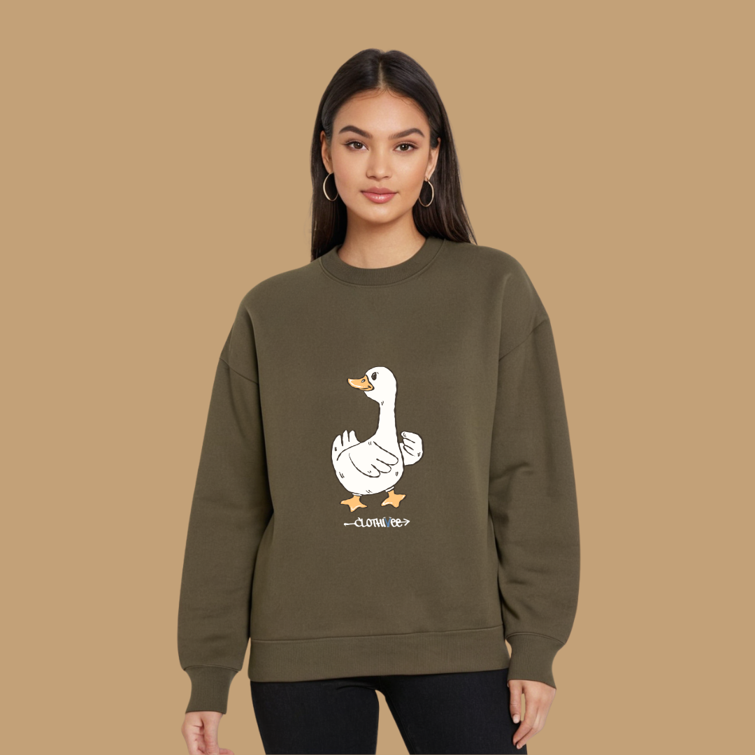 Clothivee Duck Women Sweatshirt