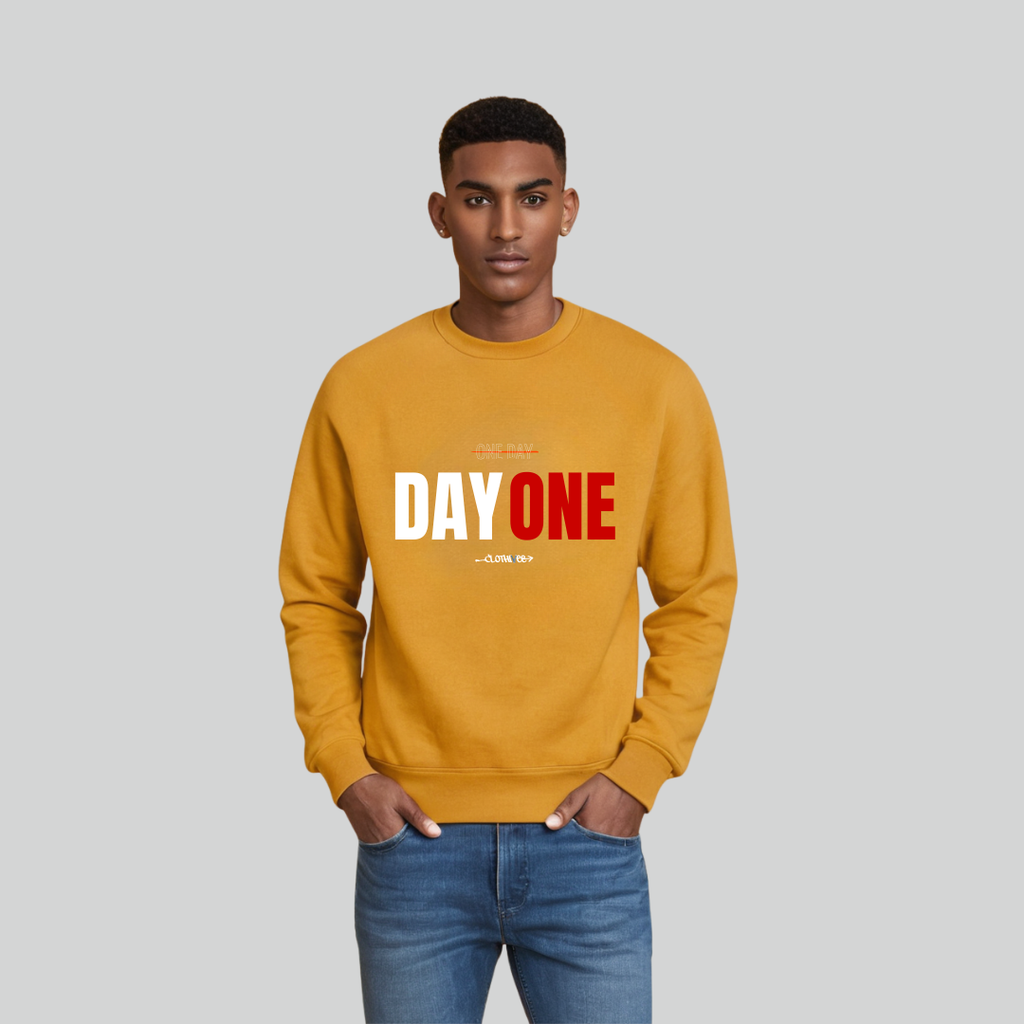 Clothivee Day One Crew Neck Sweatshirt