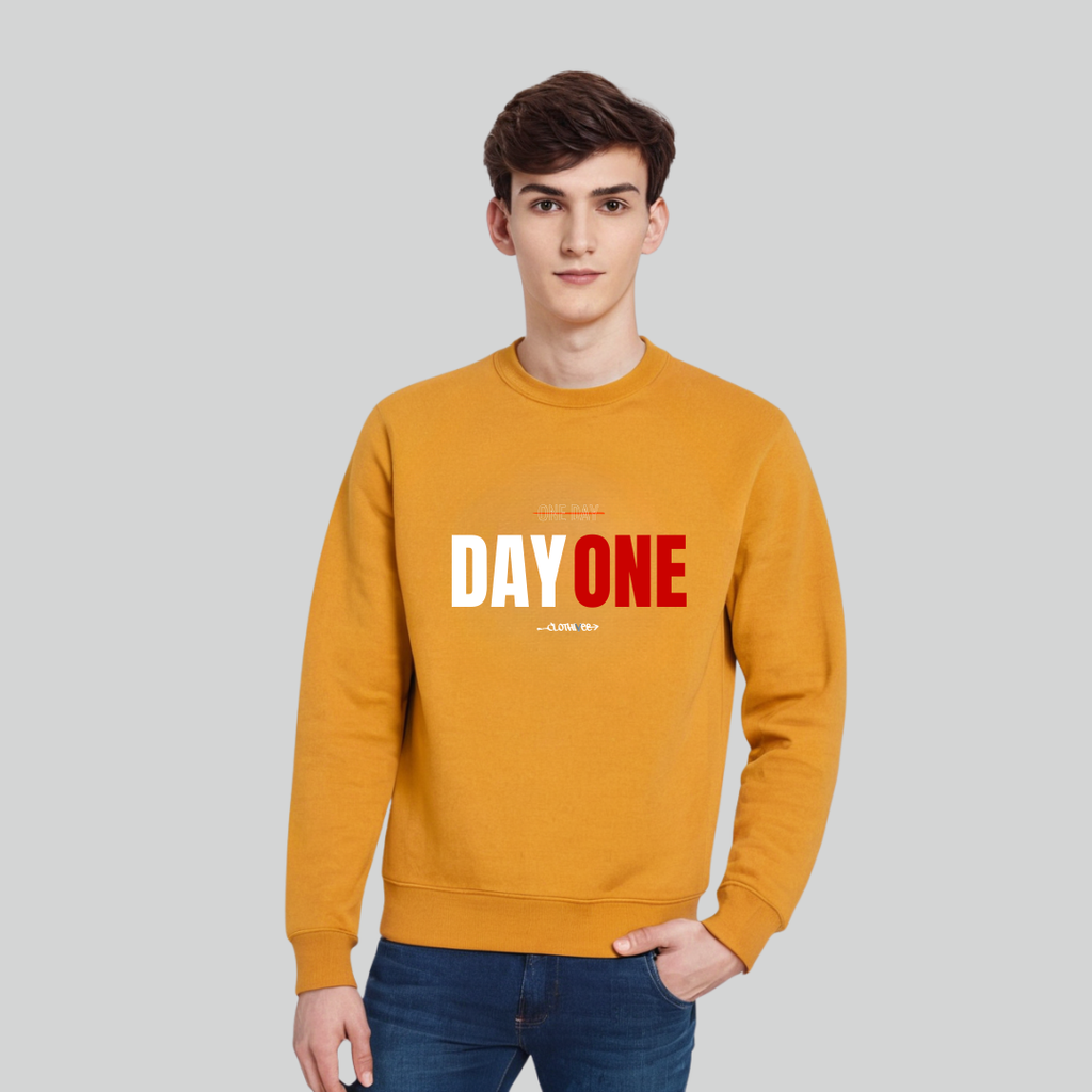 Clothivee Day One Crew Neck Sweatshirt