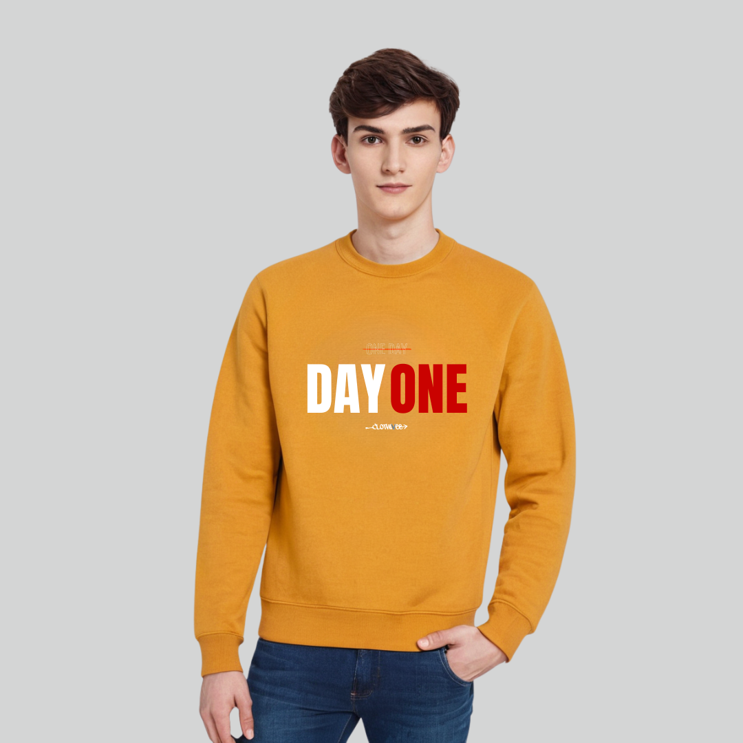 Clothivee Day One Crew Neck Sweatshirt