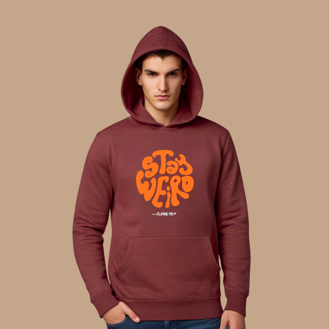 Stay Weird Bubble Hoodie