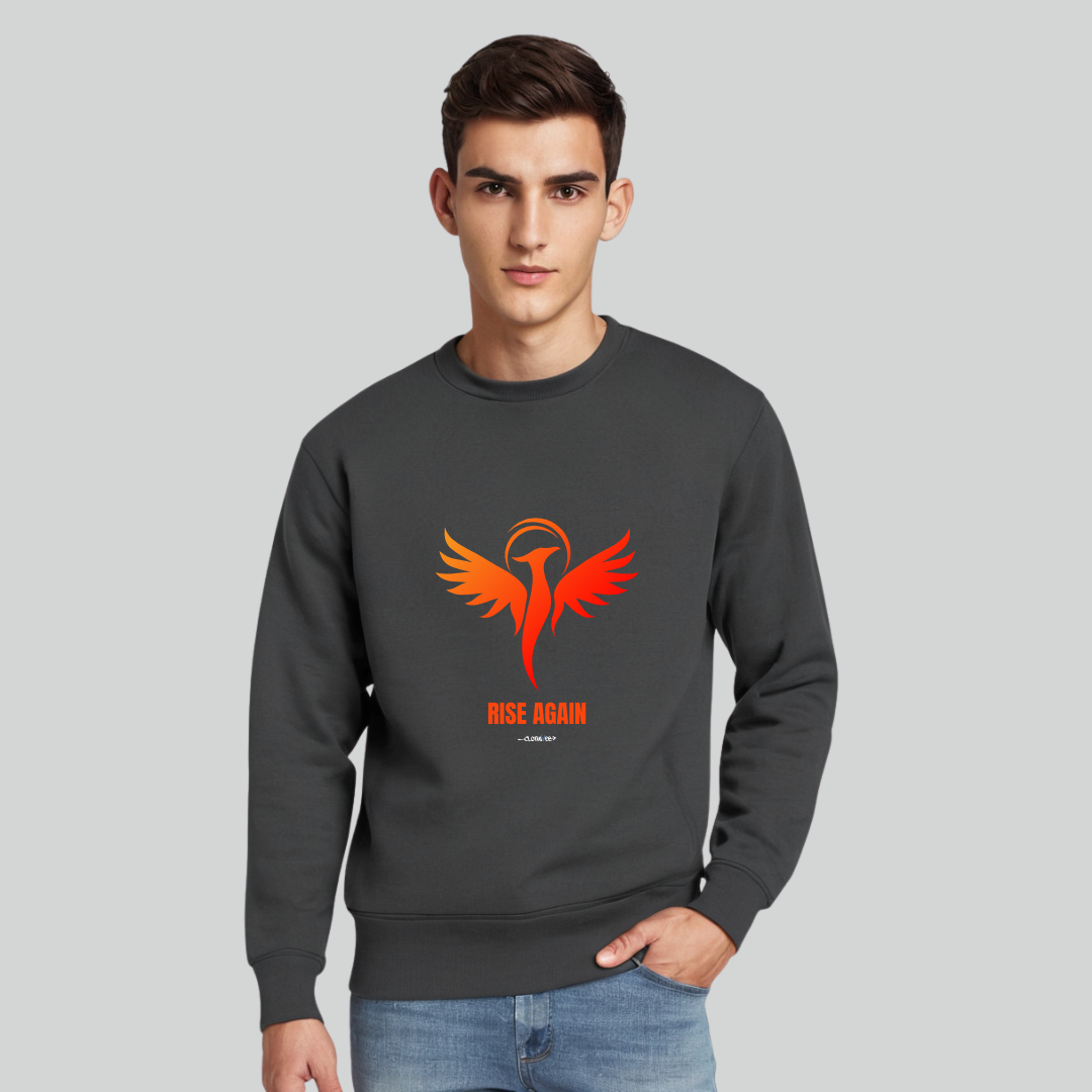 Clothivee Phoenix Rise Crew Neck Sweatshirt