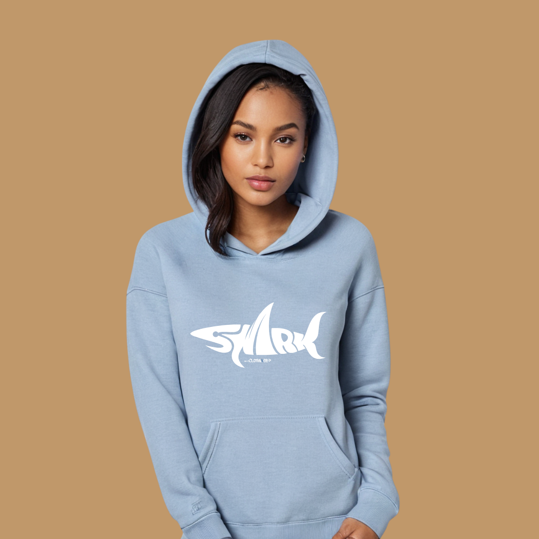 Clothivee Shark Wave Women Hoodie