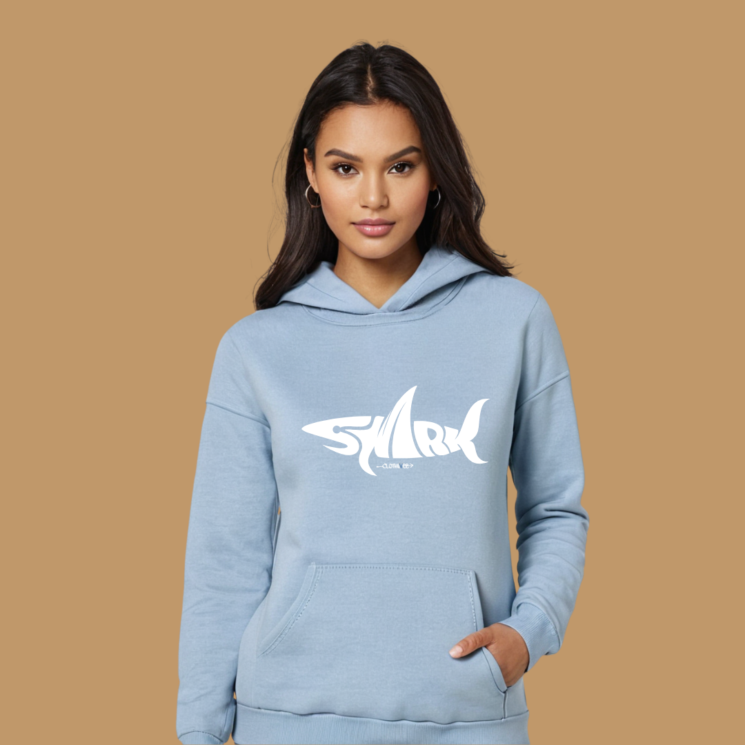 Clothivee Shark Wave Women Hoodie