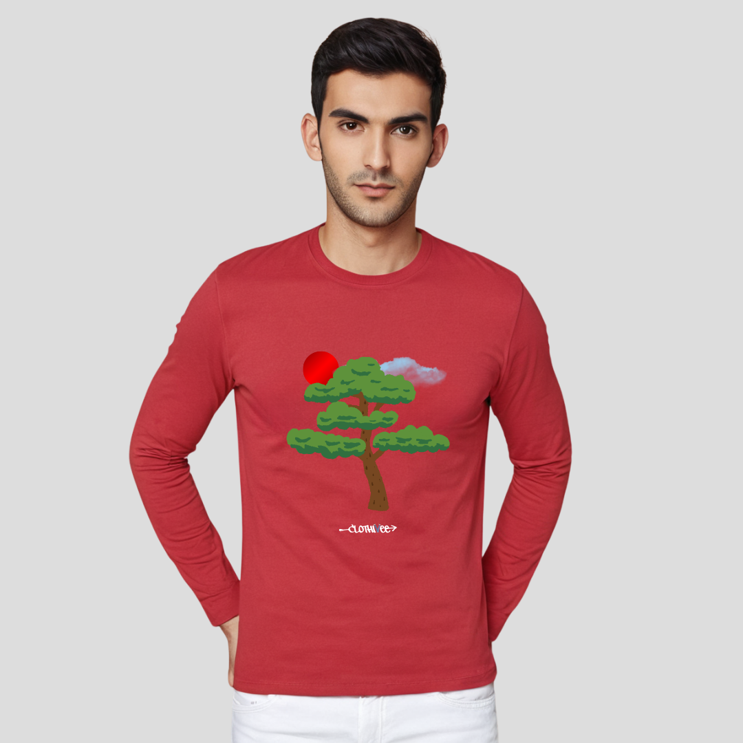 Clothivee Nature Mood Full Sleeves T-shirt