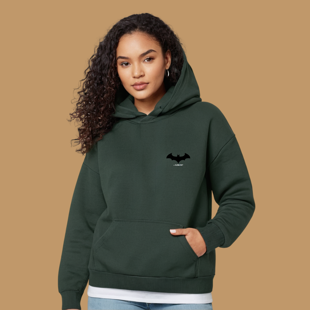 Clothivee Midnight Bat Women Hoodie