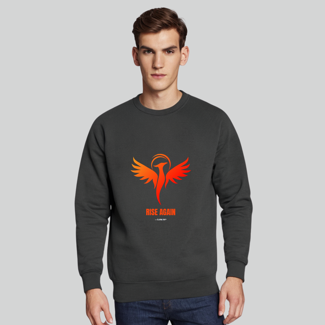 Clothivee Phoenix Rise Crew Neck Sweatshirt
