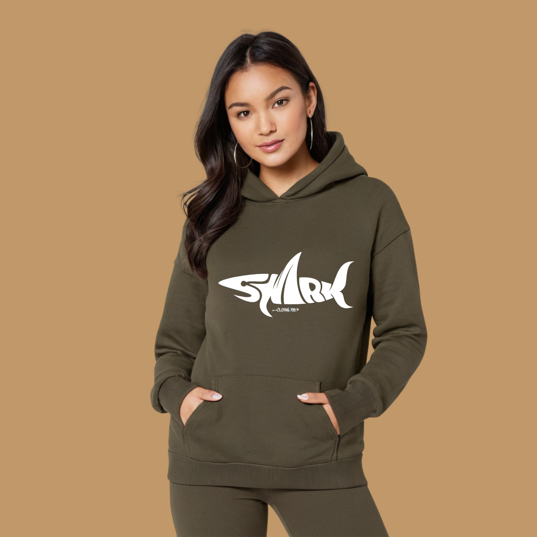 Clothivee Shark Wave Women Hoodie