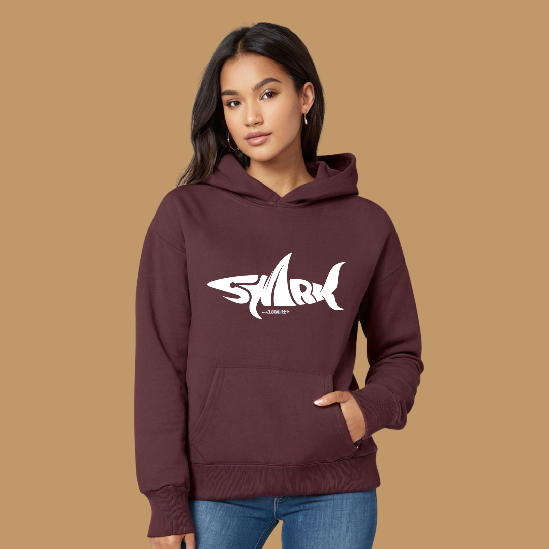 Clothivee Shark Wave Women Hoodie
