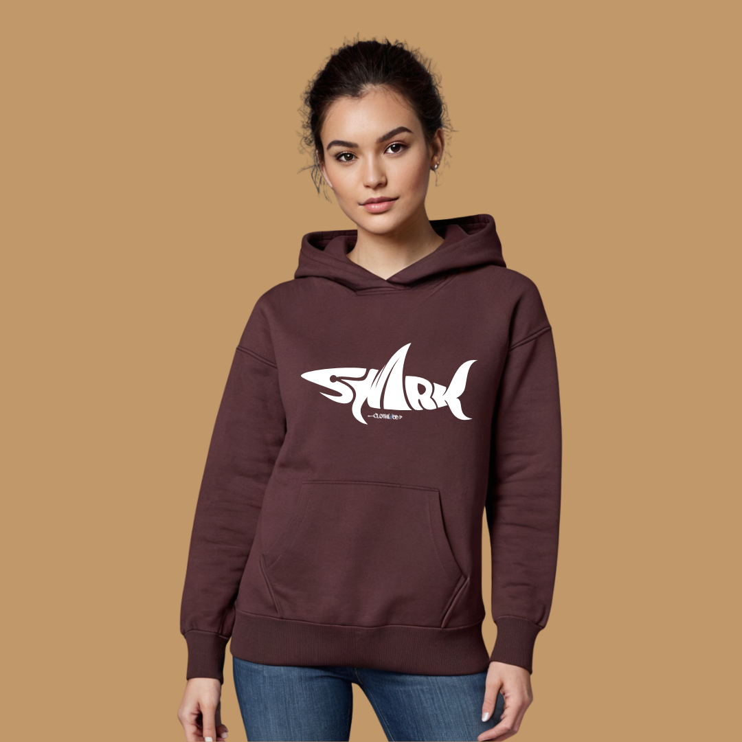 Clothivee Shark Wave Women Hoodie