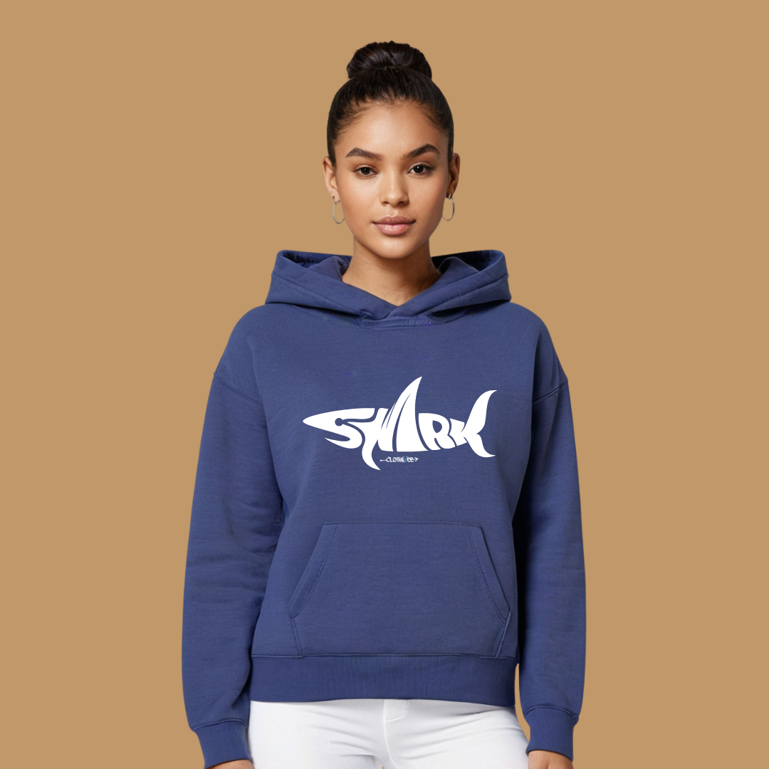 Clothivee Shark Wave Women Hoodie