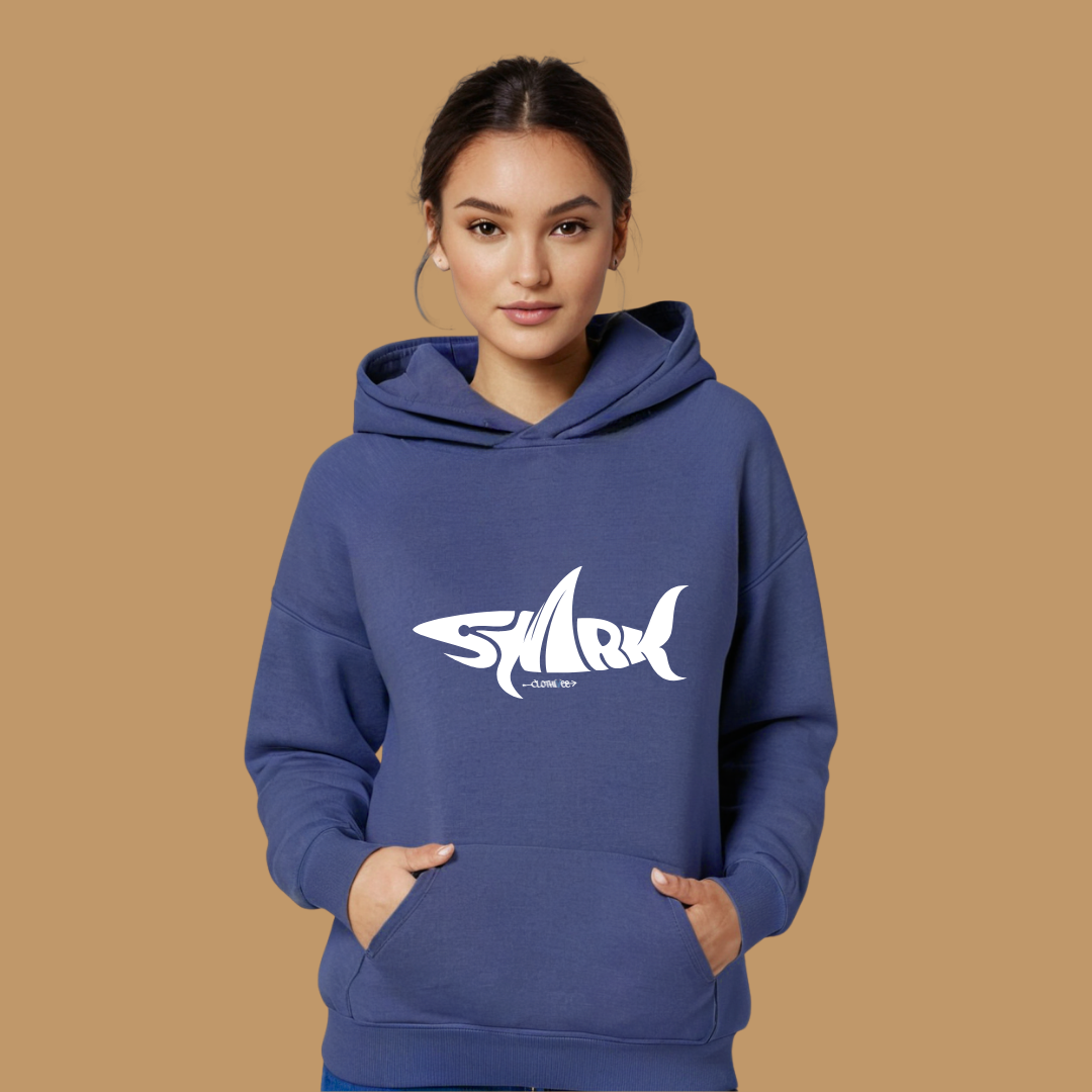 Clothivee Shark Wave Women Hoodie