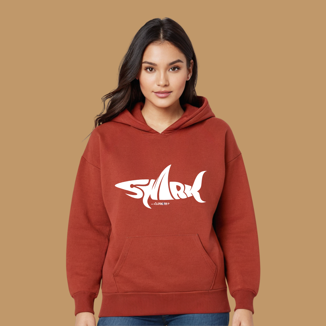 Clothivee Shark Wave Women Hoodie
