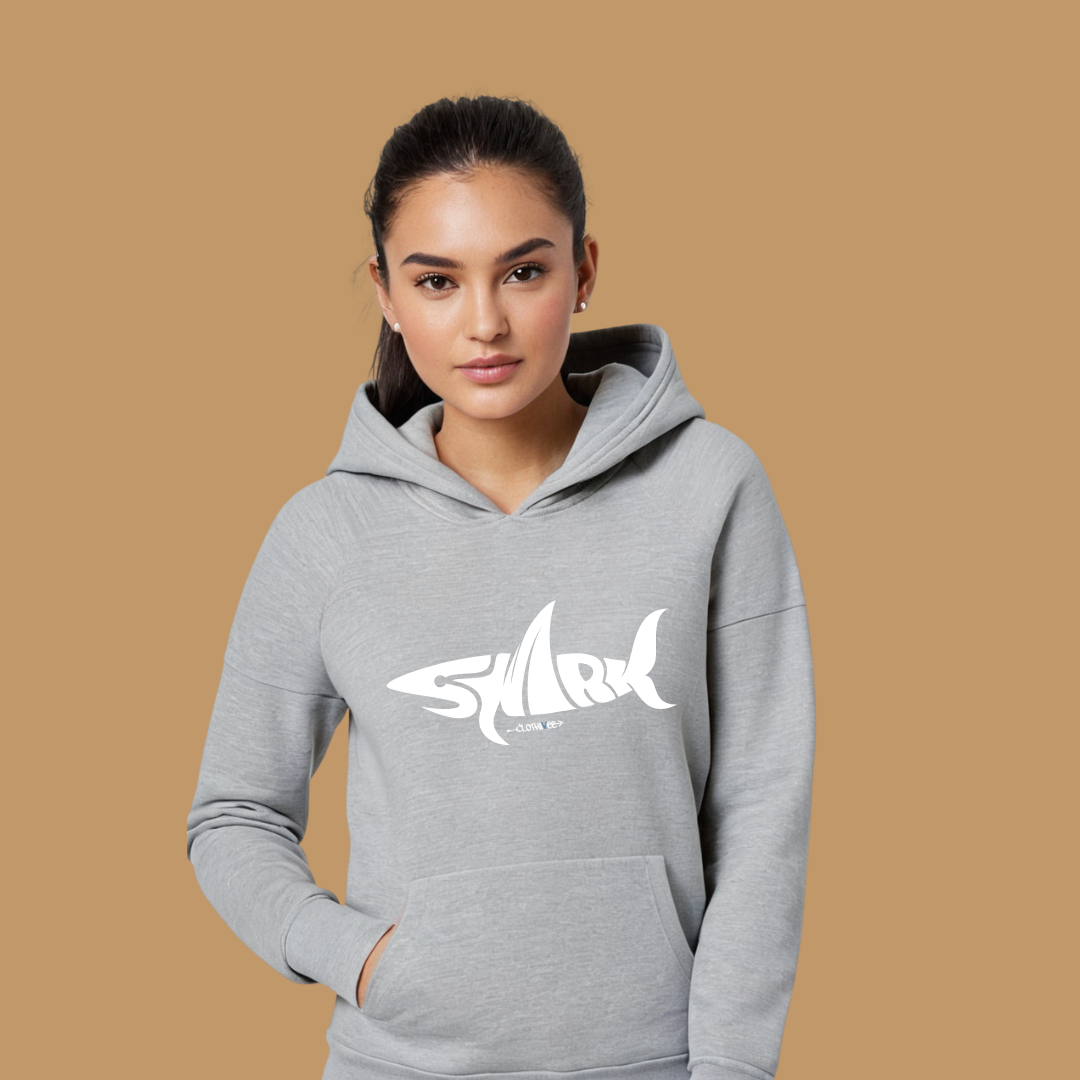 Clothivee Shark Wave Women Hoodie