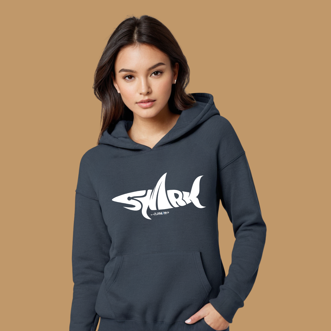 Clothivee Shark Wave Women Hoodie