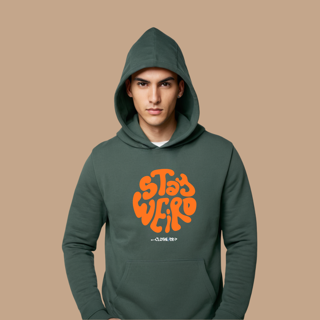 Stay Weird Bubble Hoodie