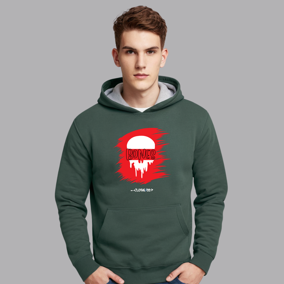 Clothivee Bones Drip Hoodie