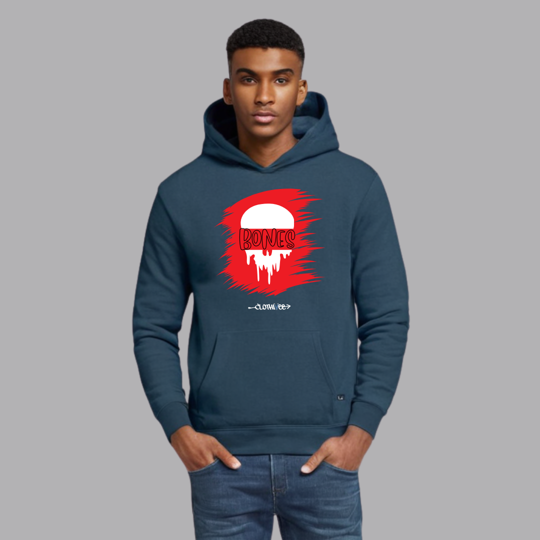 Clothivee Bones Drip Hoodie