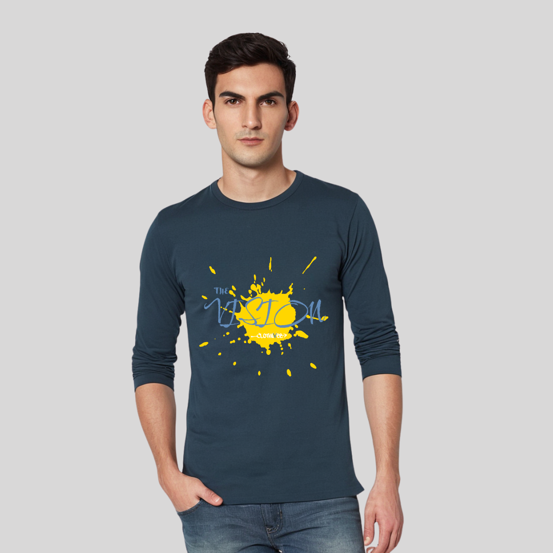 Clothivee Vision Splash Full Sleeves T-shirt