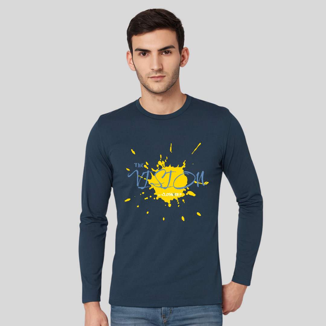 Clothivee Vision Splash Full Sleeves T-shirt