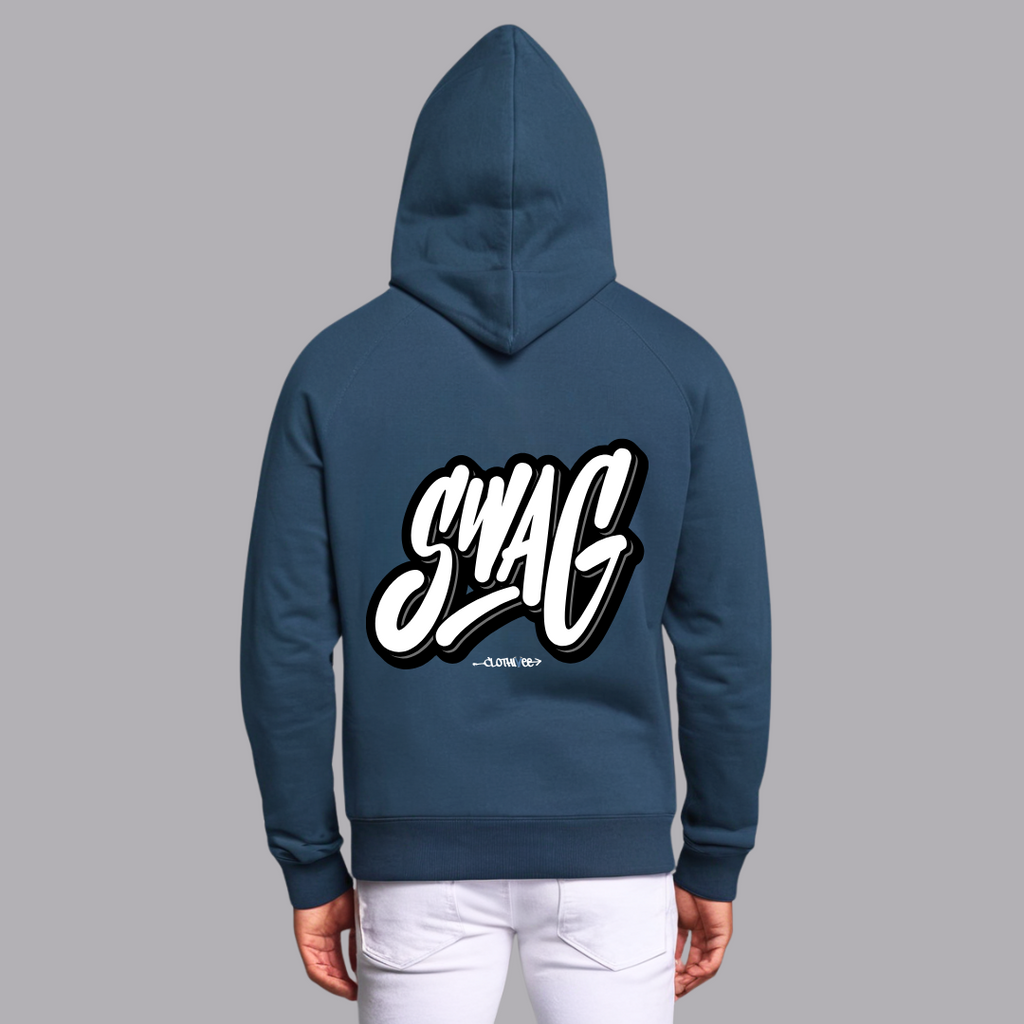 Clothivee Swag Script Oversized Hoodie