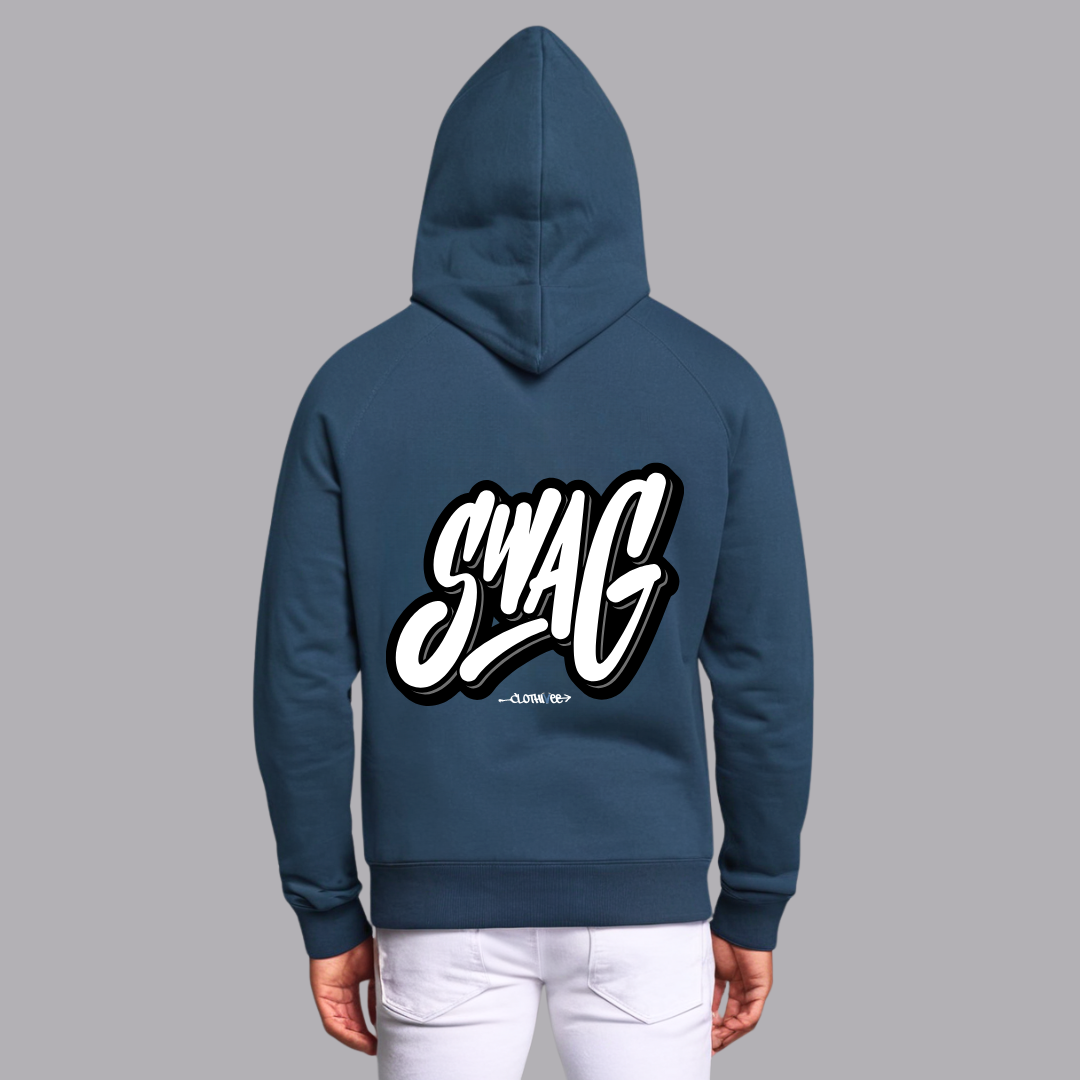 Clothivee Swag Script Oversized Hoodie